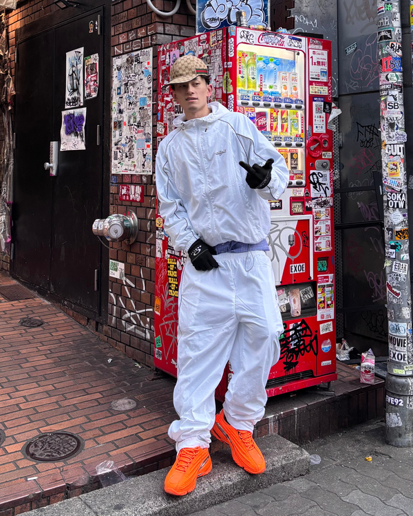 NYLON JACKET + PANTS OUTFIT