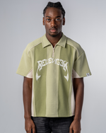 PATCHWORK-POLO [GRÜN / BEIGE]
