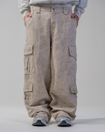 BAGGY CARGO PANTS [BEIGE] thumbnail