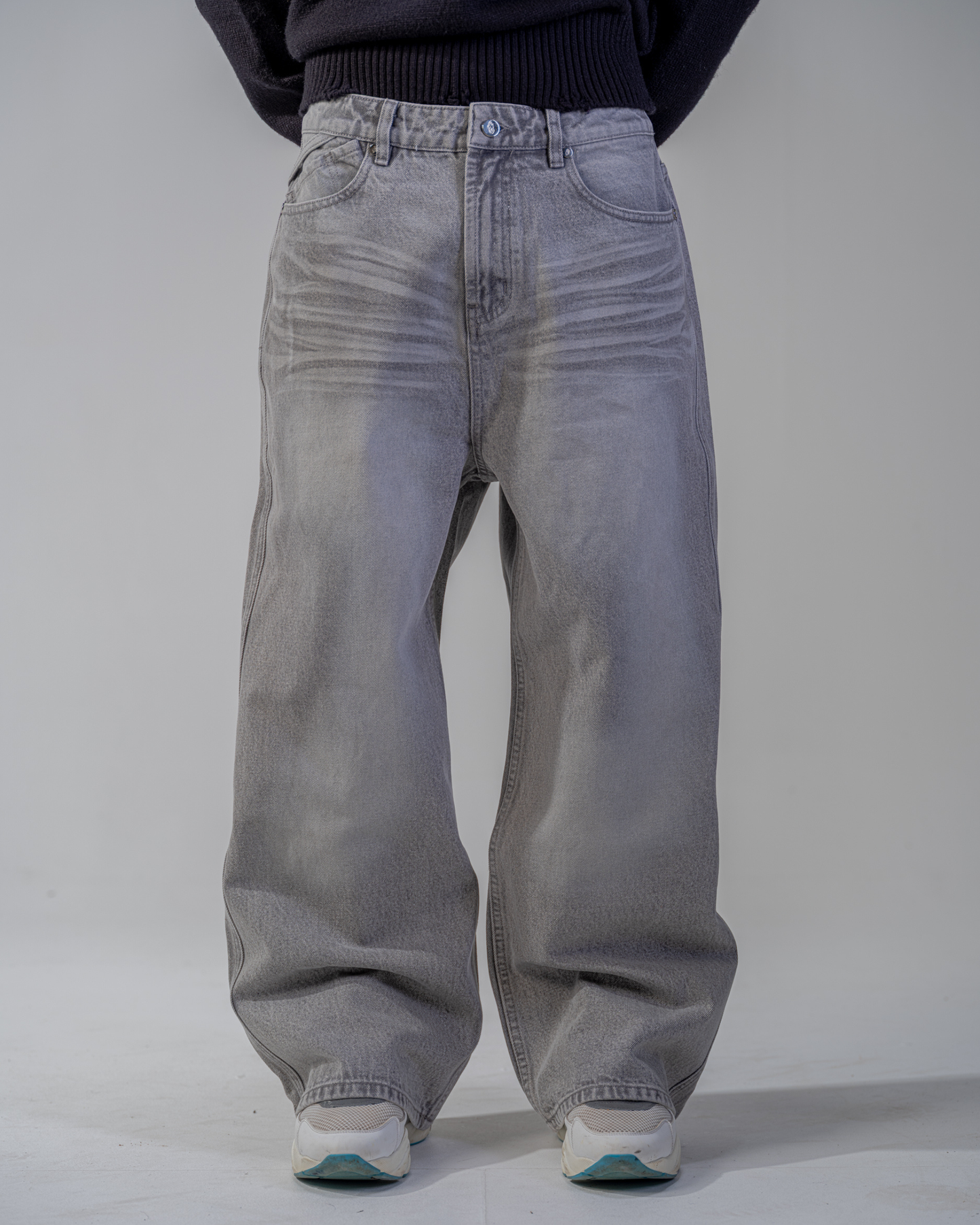 BAGGY FIT JEANS [GRAU]