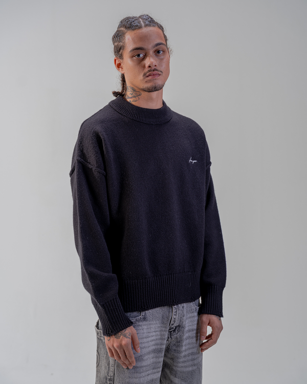 STRICKPULLOVER [SCHWARZ]