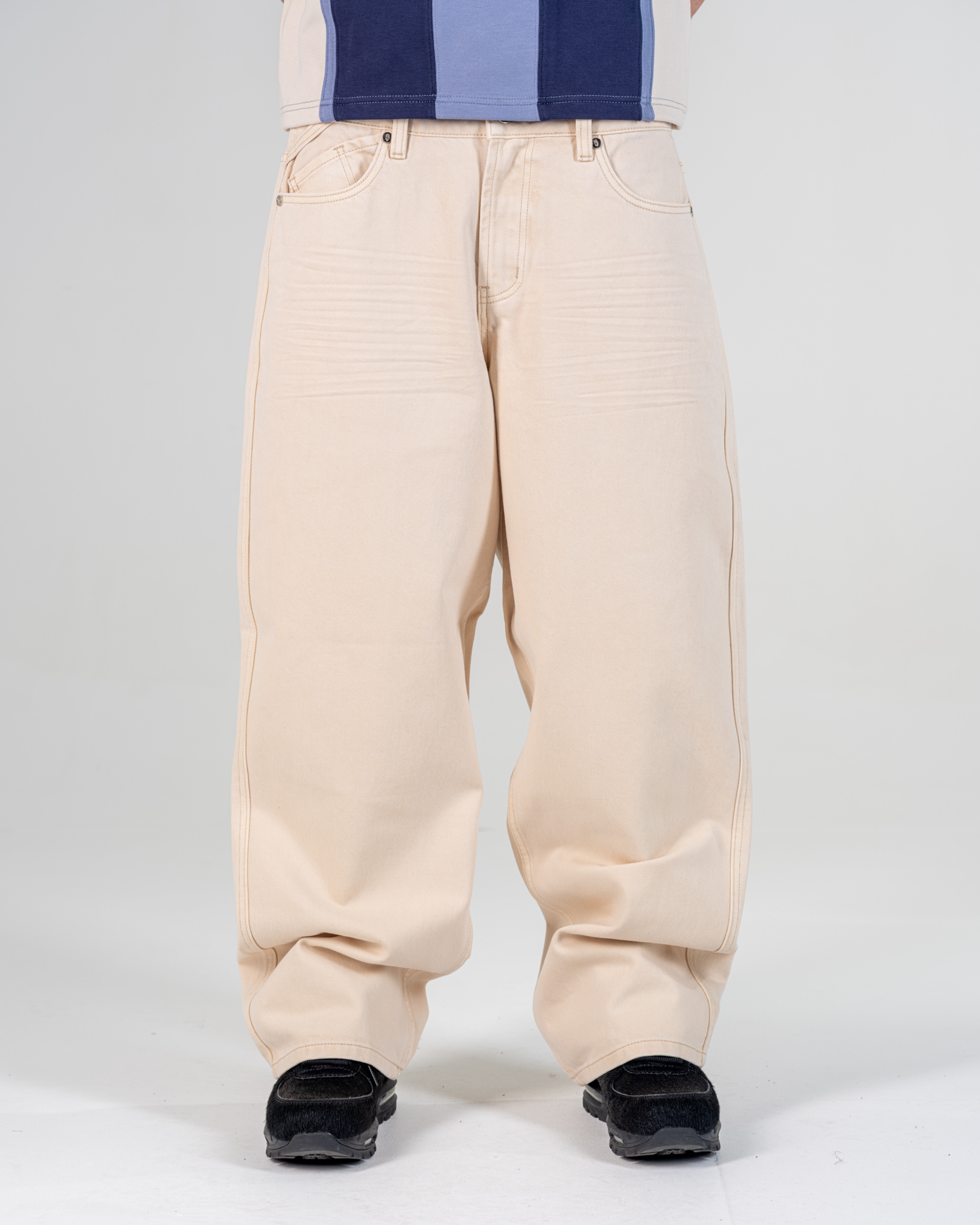 JEAN BAGGY FIT [BEIGE]