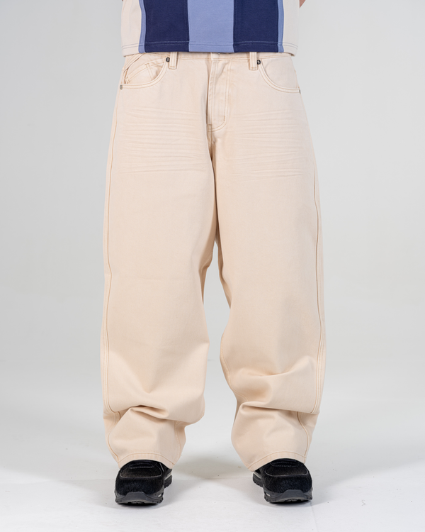 JEANS BAGGY FIT [BEIGE]