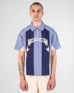 PATCHWORK-POLO [BLAU]