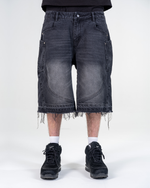 RIPPED BAGGY JORTS [NEGRO] thumbnail