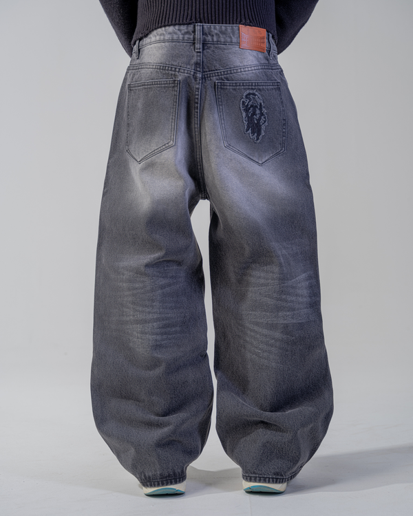 BAGGY FIT JEANS [SCHWARZ]