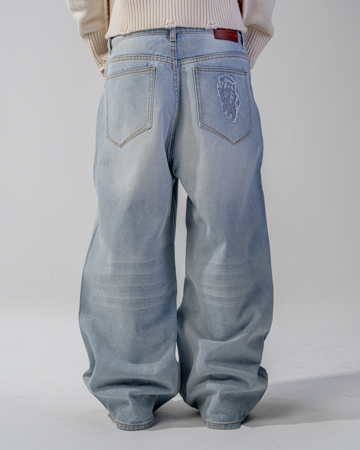 BAGGY FIT JEANS [BLAU]