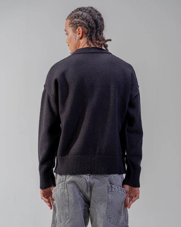 STRICKPULLOVER [SCHWARZ]
