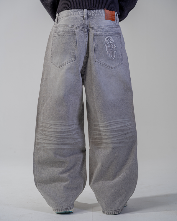 BAGGY FIT JEANS [GRAU]