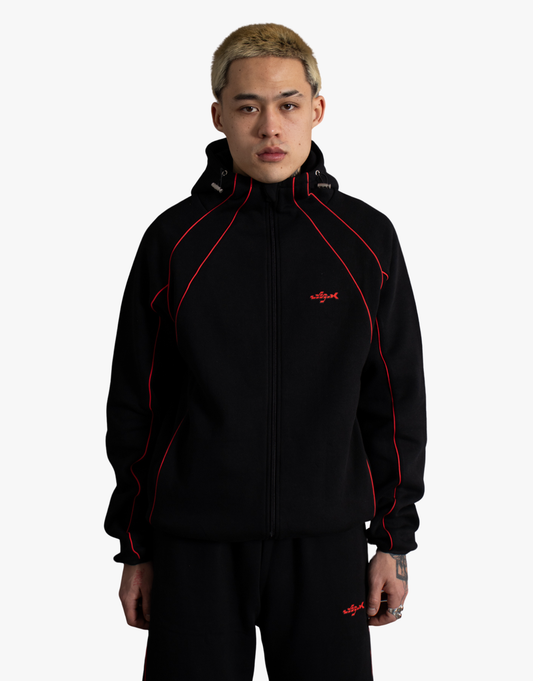 CHAQUETA DE DOBLE CAPA [NEGRA]