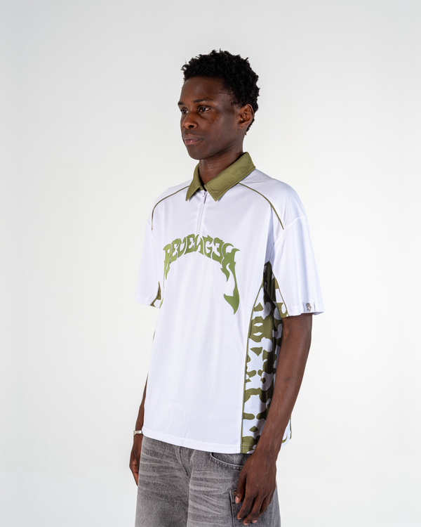 CAMO-STRICKPOLO [GRÜN]