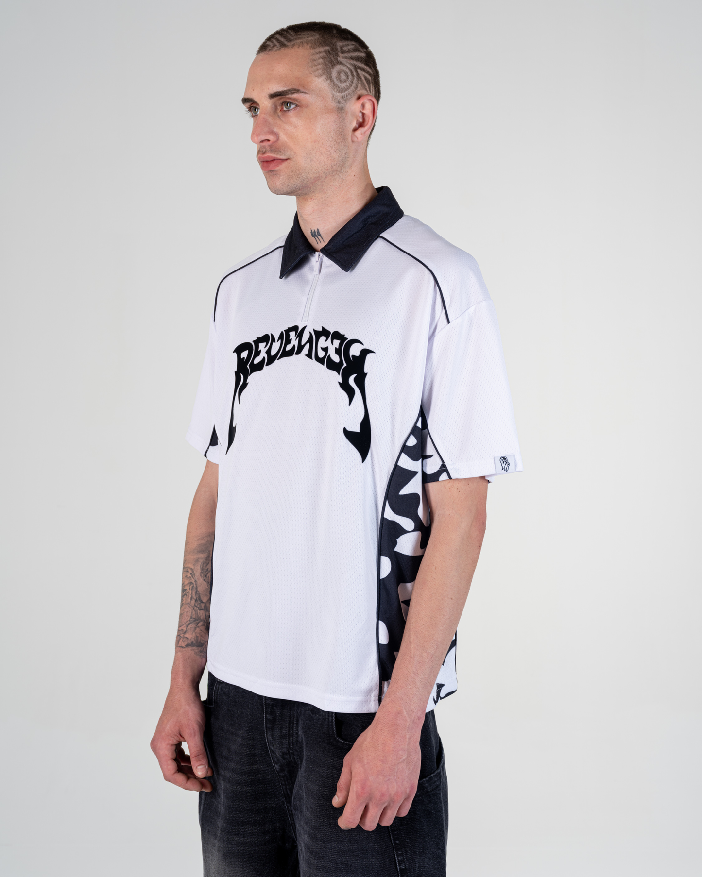 CAMO-STRICKPOLO [SCHWARZ]