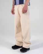 BAGGY FIT JEANS [BEIGE]