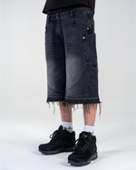 RIPPED BAGGY JORTS [NEGRO] thumbnail