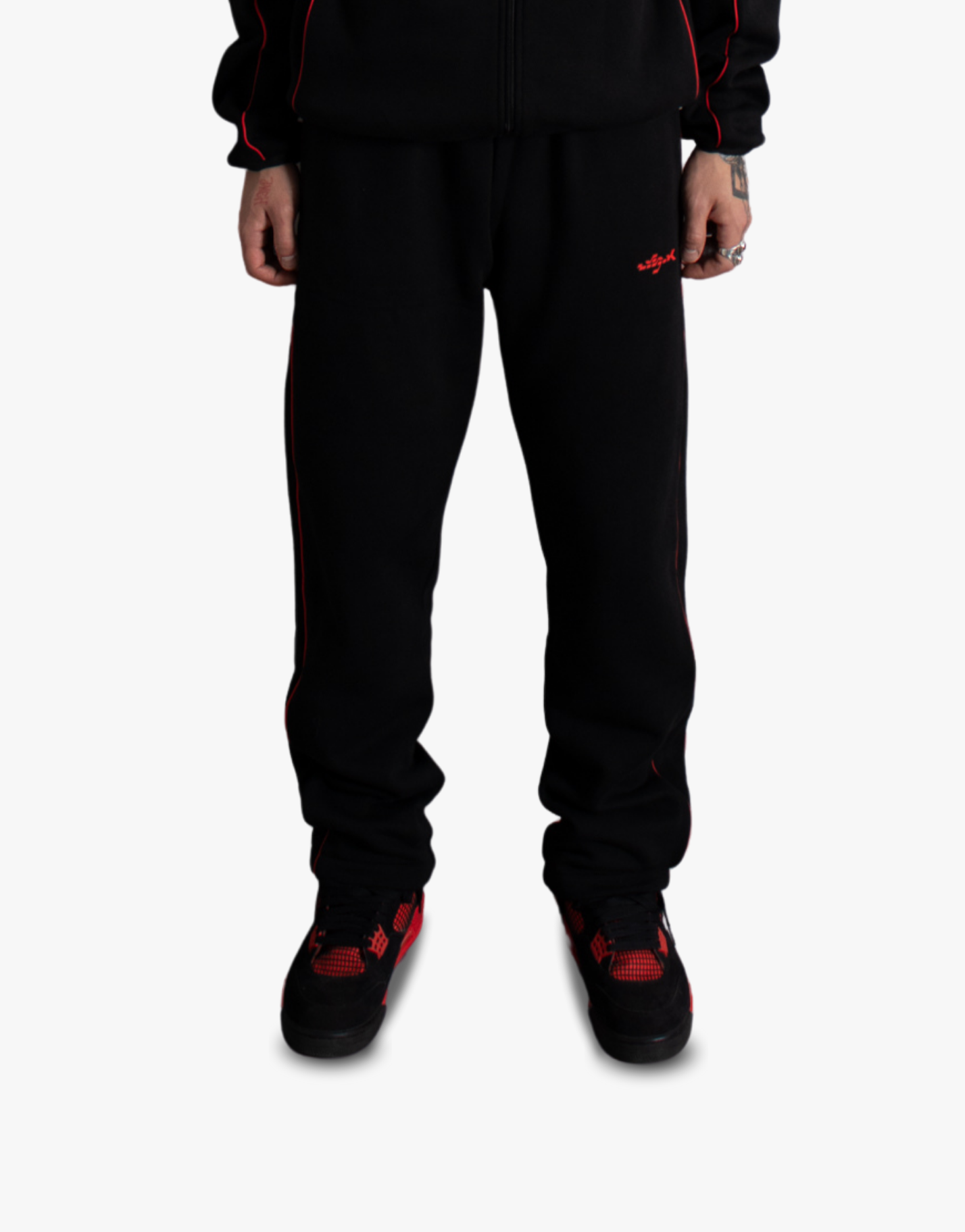 PANTALONES DE DOBLE CAPA [NEGRO]