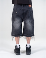 RIPPED BAGGY JORTS [NEGRO] thumbnail