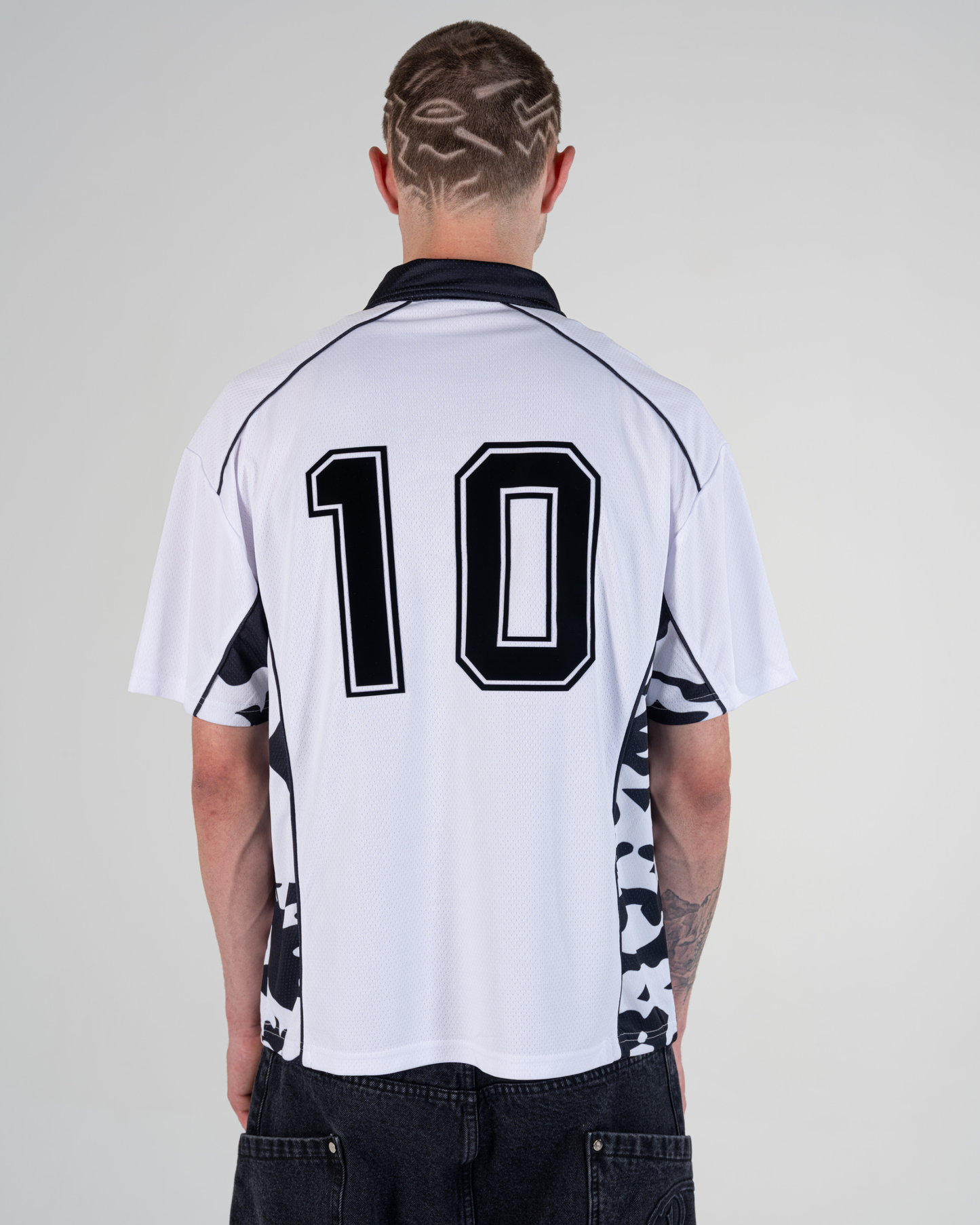 CAMO-STRICKPOLO [SCHWARZ]