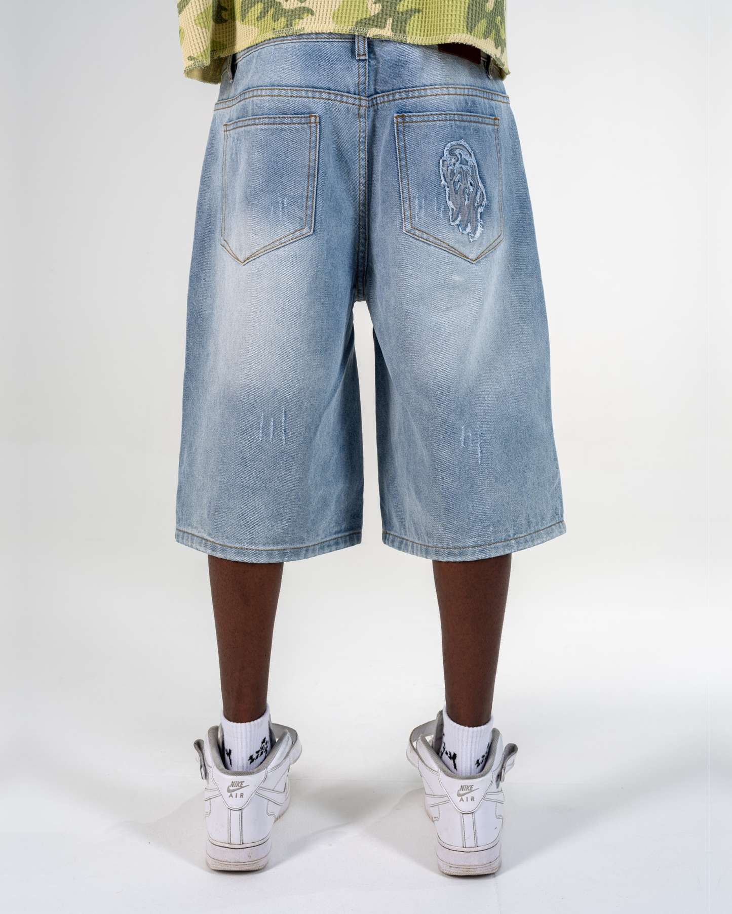 BAGGY JORTS [BLEU]