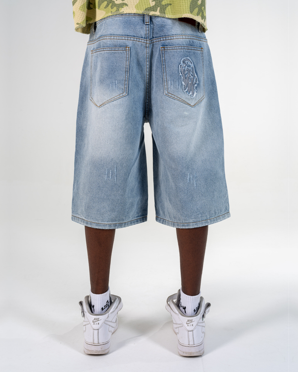 BAGGY JORTS [BLAU]