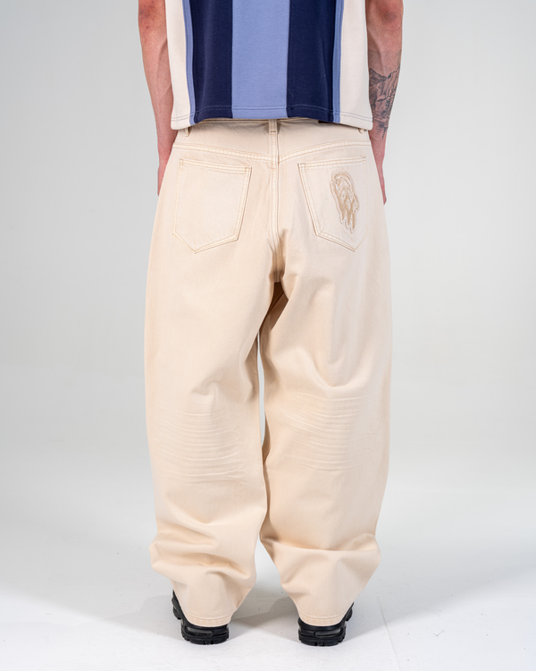 JEANS BAGGY FIT [BEIGE]