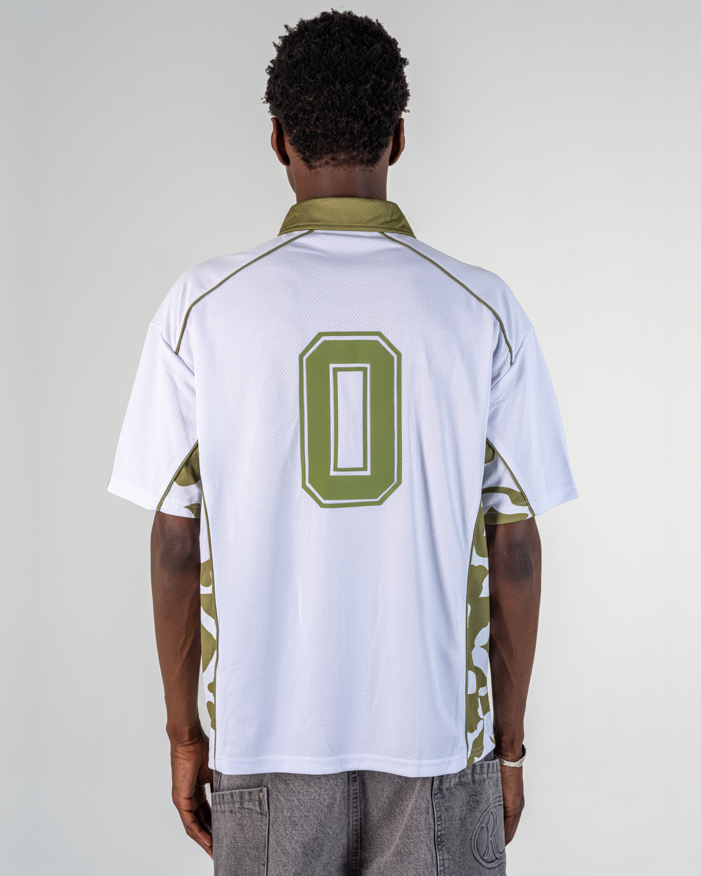 POLO CAMO EN MAILLE [VERT]