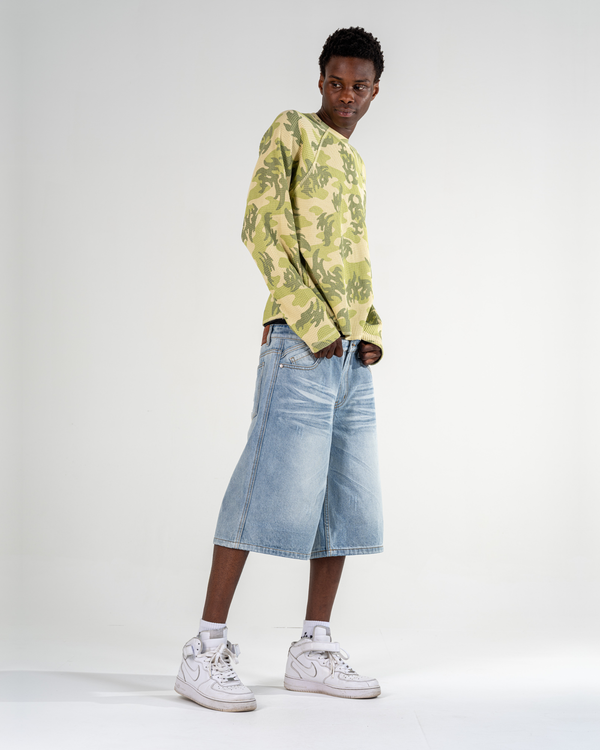 BAGGY JORTS [BLAU]