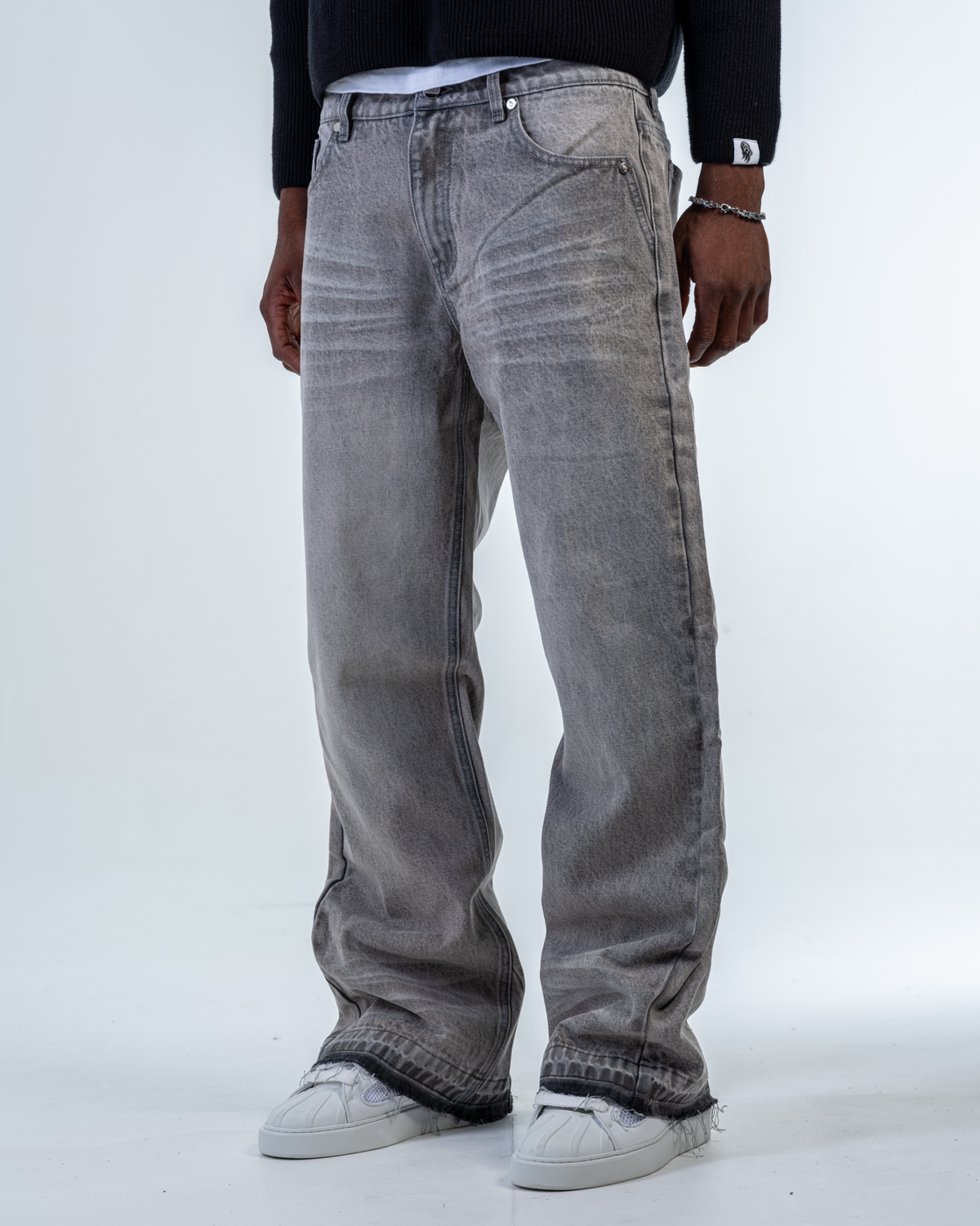 JEAN FLARE FIT [GRIS]