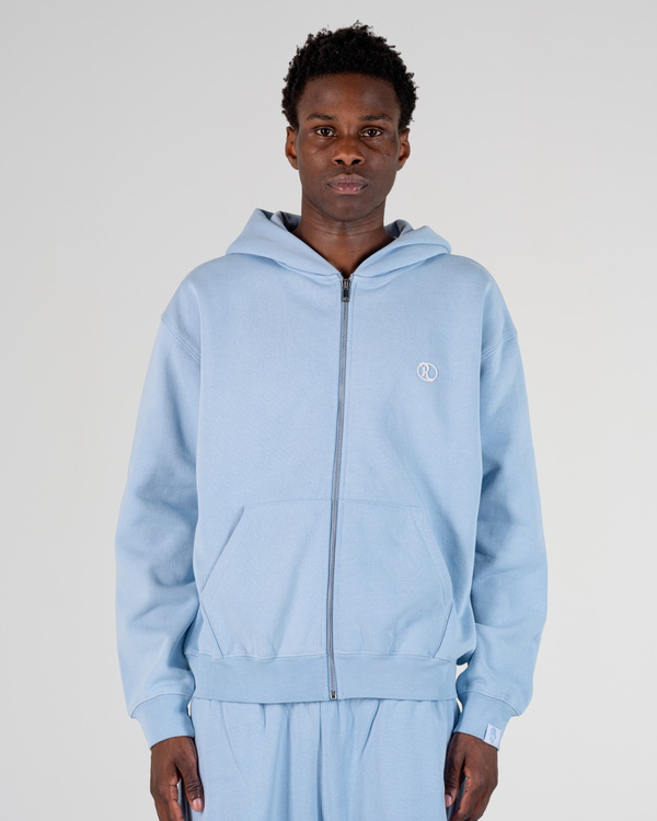SWEAT ZIPPÉ [BABY BLUE]