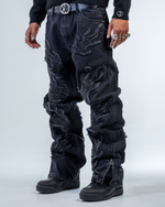 JEAN FLARE FIT ZIPPÉ FLAMES thumbnail