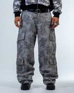 PANTALON CARGO CAMO [NOIR] thumbnail