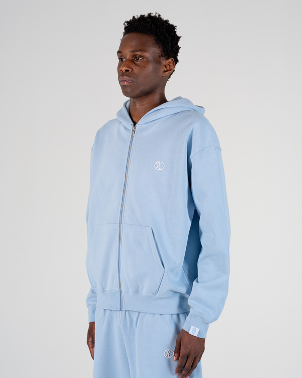 SWEAT ZIPPÉ [BABY BLUE]
