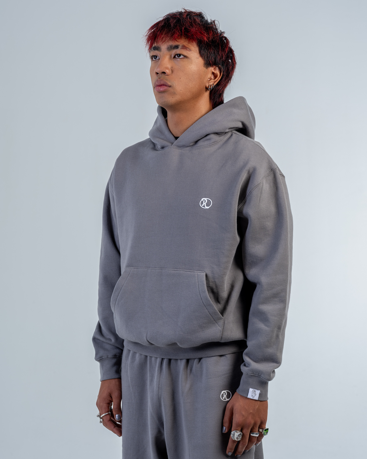 SWEAT À CAPUCHE [STONE GREY]