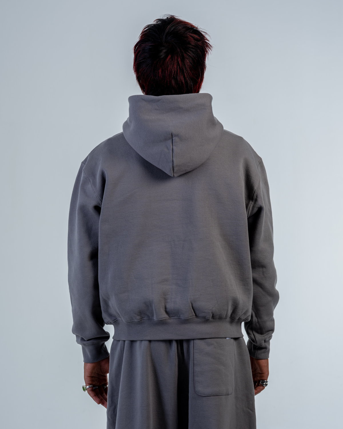 SWEAT À CAPUCHE [STONE GREY]