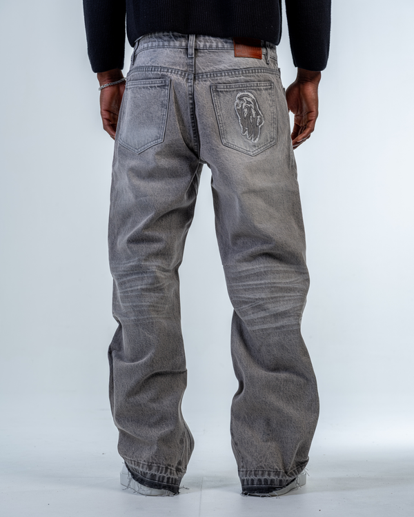 JEAN FLARE FIT [GRIS]