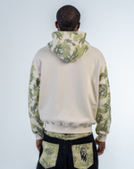 SWEAT ZIPPÉ CAMO PATCHWORK [BEIGE] thumbnail