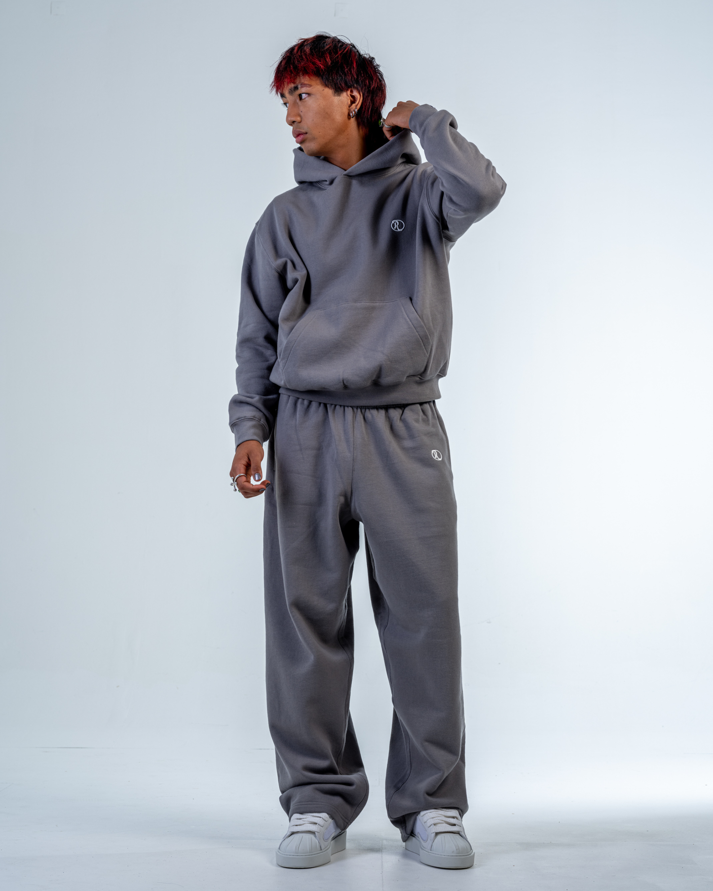 SWEAT À CAPUCHE [STONE GREY]