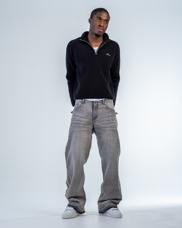 JEAN FLARE FIT [GRIS]