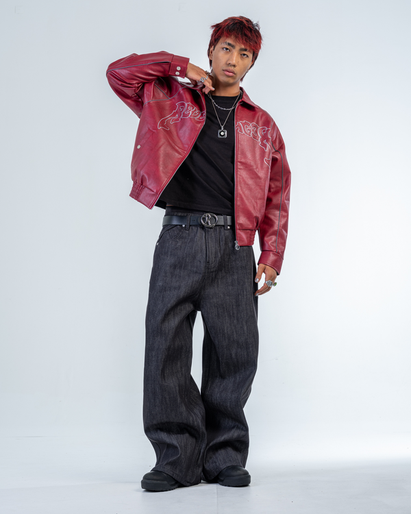 JEAN RAW FLARE BAGGY FIT [NOIR]