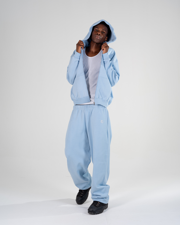 PANTALON JOGGER BAGGY [BABY BLUE]