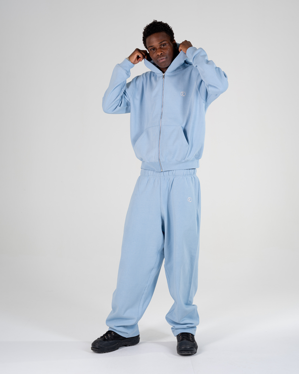 PANTALON JOGGER BAGGY [BABY BLUE]