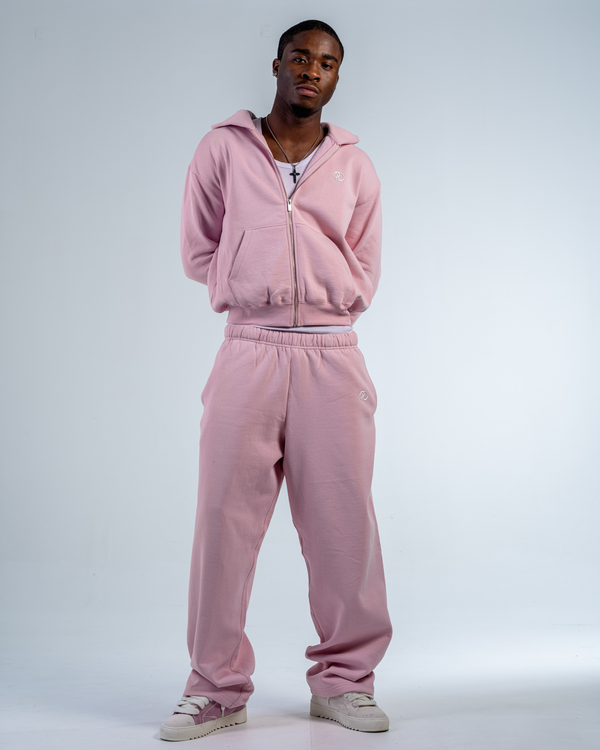 SWEAT ZIPPÉ [BABY PINK]