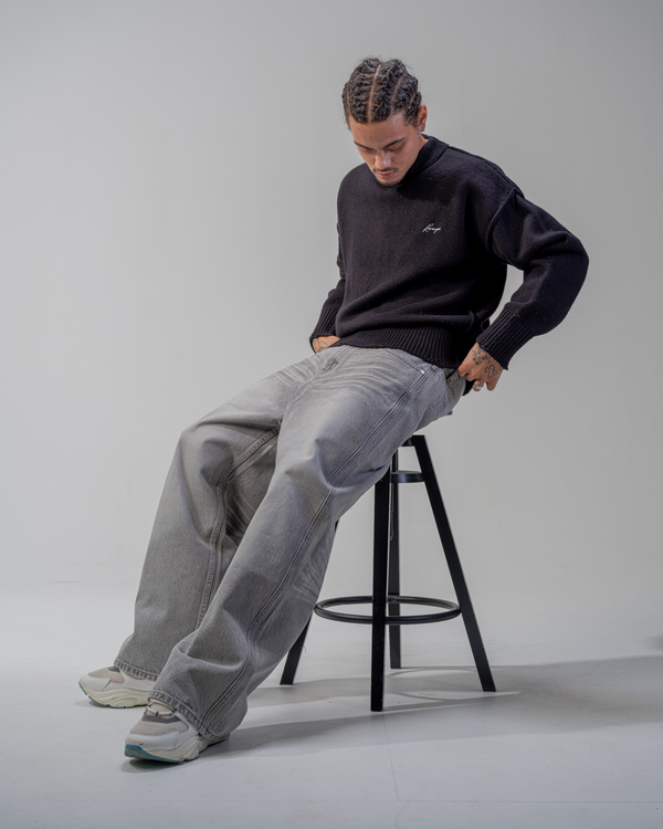 BAGGY FIT JEANS [GRAU]