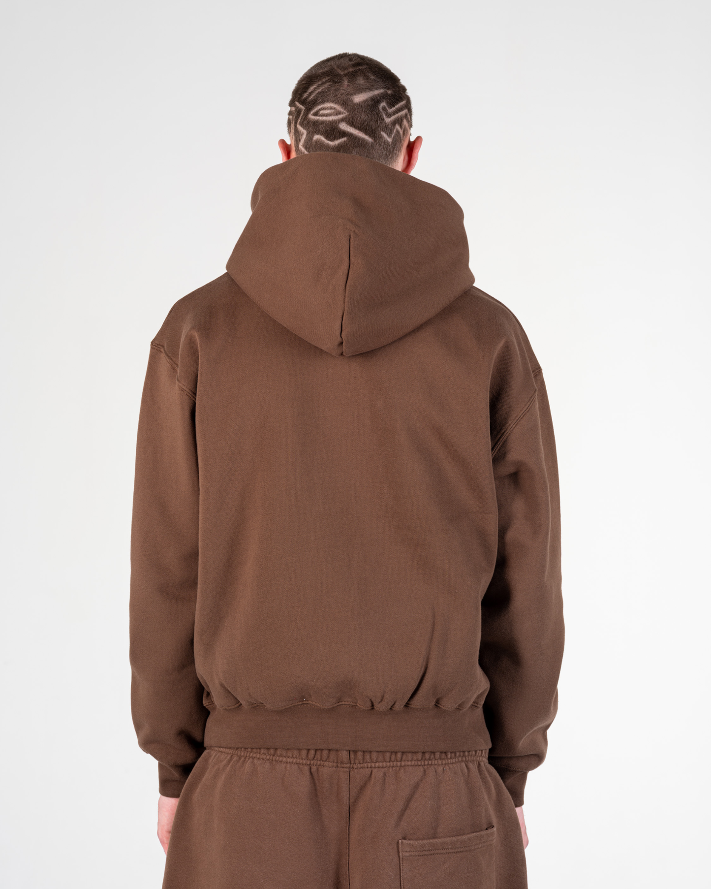 ZIP UP HOODIE [MOCHA]