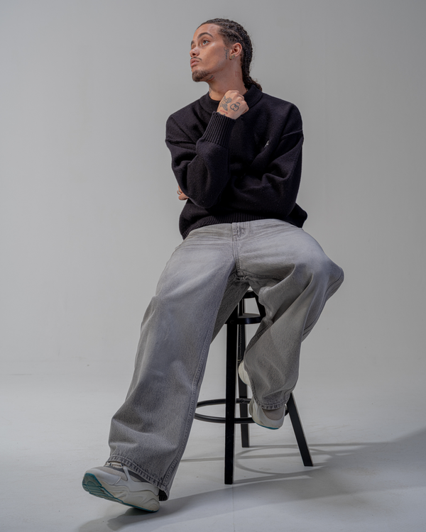 BAGGY FIT JEANS [GRAU]