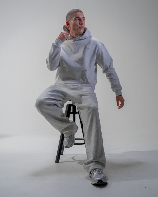KAPUZENPULLOVER [GRAU]