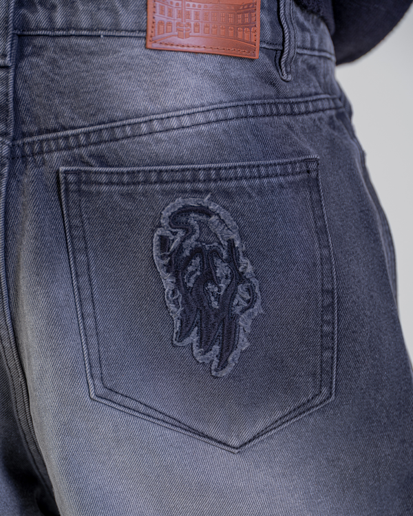 BAGGY FIT JEANS [SCHWARZ]