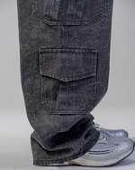 PANTALONI CARGO BAGGY [NERO] thumbnail