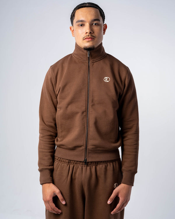 DOUBLE ZIP JACKET [MOCHA]