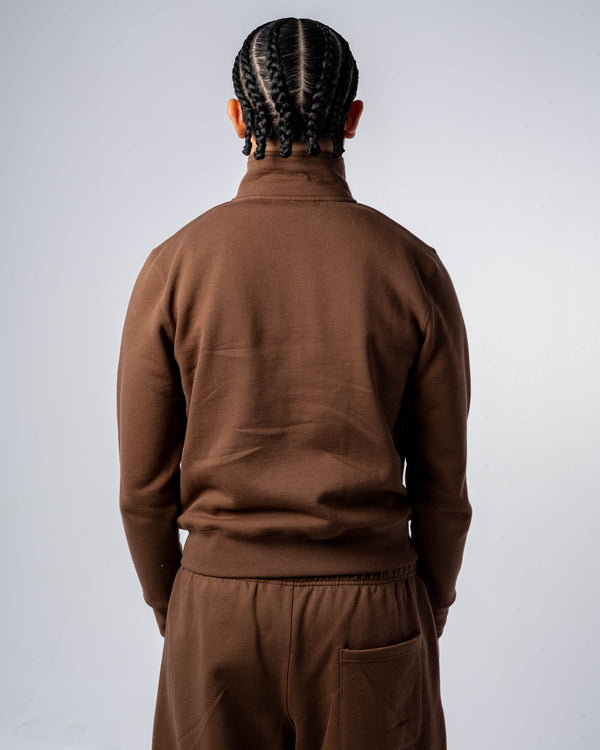 DOUBLE ZIP JACKET [MOCHA]