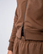 DOUBLE ZIP JACKET [MOCHA] thumbnail